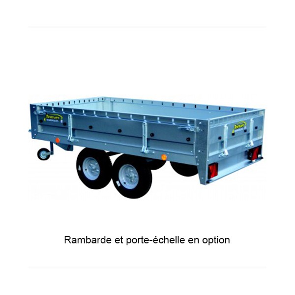 REMORQUE ROUTIERE TEMVER E PTAC 750 Kg